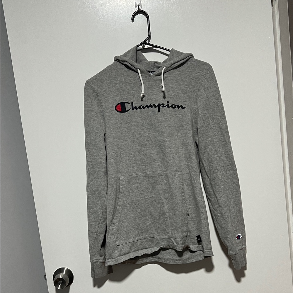 Champion Heather Gray Pullover Hoodie